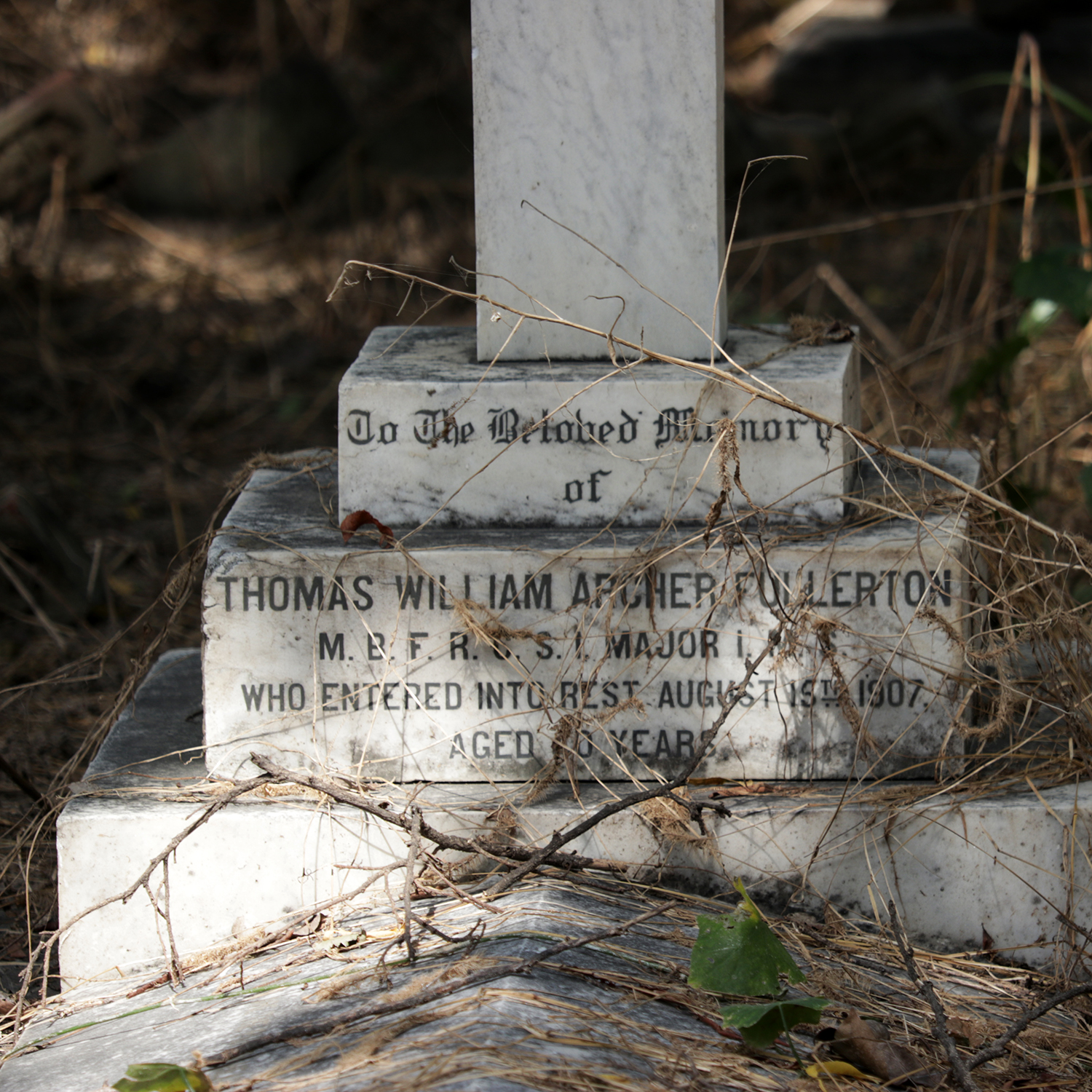 To The Beloved Memory of Thomas William Archer Fullerton